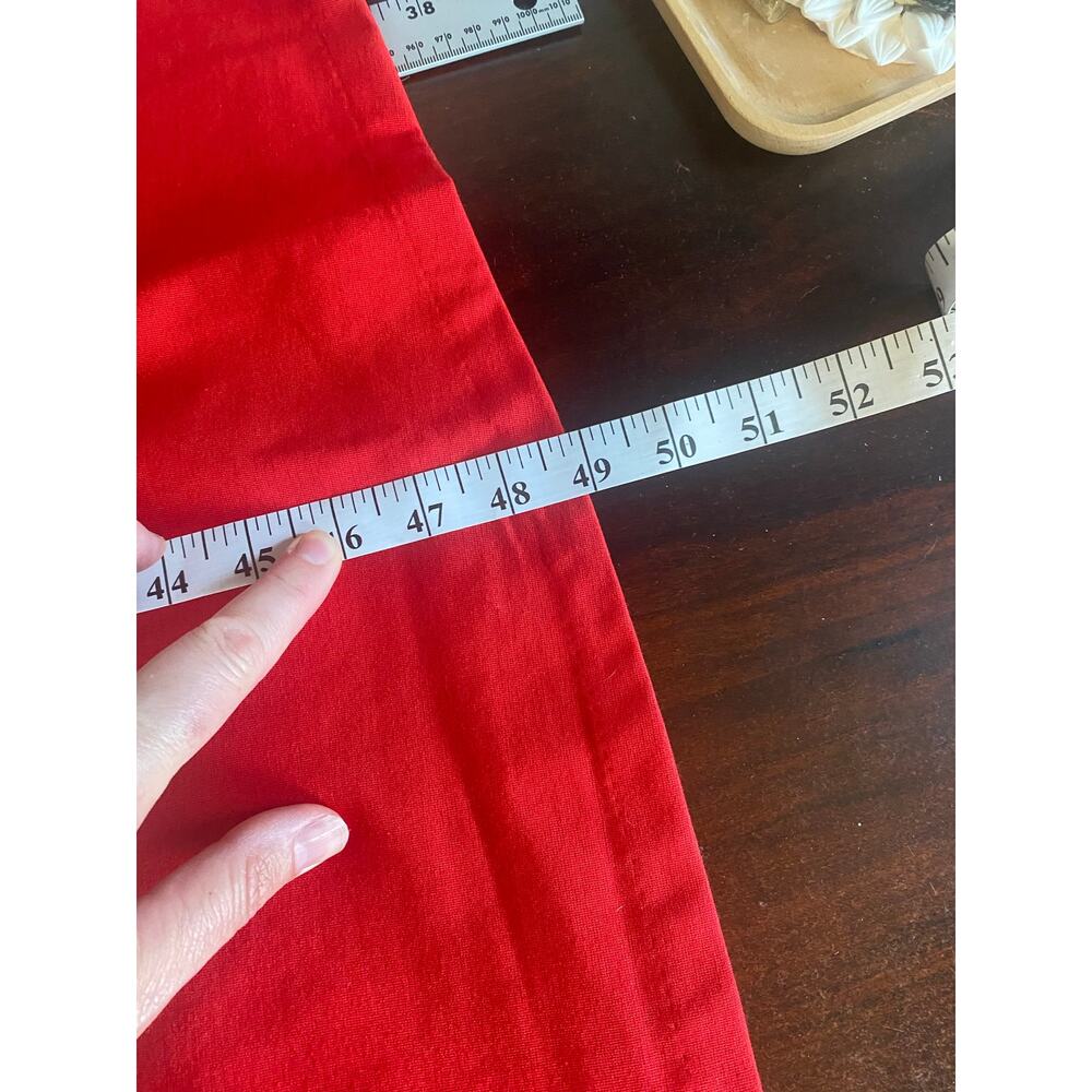 Boden Emily Ponte Red Pink Colorblock Cotton Blend Fit & Flare Dress 10 Tall - Picture 8 of 8